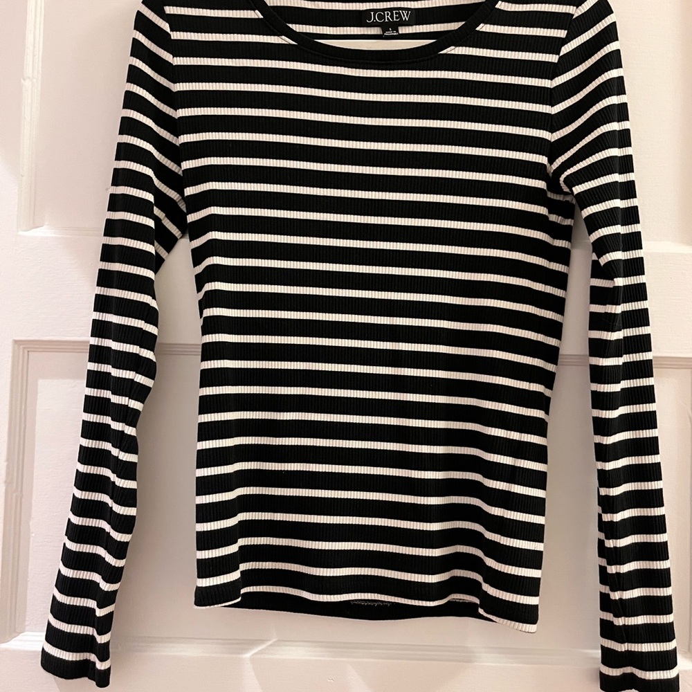 SET OF 2 J. Crew Crewneck Knit Long-sleeve Shirts